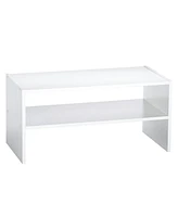 ClosetMaid 24 Inch Wide Horizontal Stackable Closet Storage Organizer, White