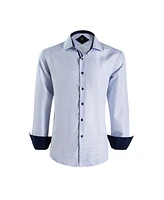 Elie Balleh Big Boys Blue Stylish Printed Slim Fit Shirt for