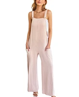 Cupshe Women's Wide-Leg Knit Overalls