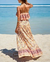 Cupshe Women's Falling Petals Floral Maxi Beach Dress