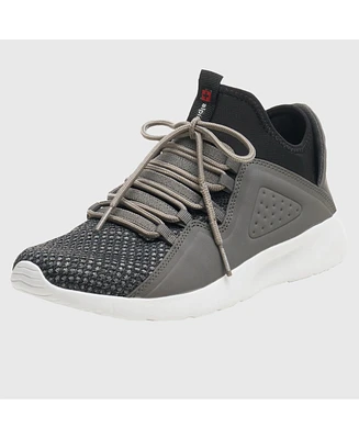Alpine Swiss Men's Fashion Sneakers Lightweight Knit Top Elastic Sock Tennis Shoe