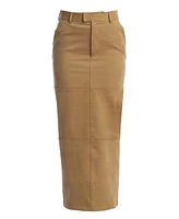 Jluxlabel Women's Joy Suede Maxi Skirt