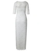 Alie Street London Women's Lila 3/4 Sleeve Lace Bridal Gown
