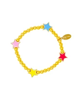 Zomi Gems Girls Rainbow Stars Stretchy Bead Bracelets
