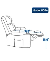 Grey Chenille Power Lift Recliner with Dual Motors, 350lb Capacity, 8-Point Massage, Lumbar Heat