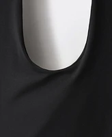 Mango Women's Open-Back Halter Bodysuit