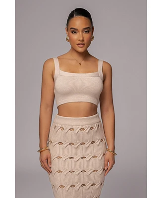 Jluxlabel Women's Darlah Knit Crop Top
