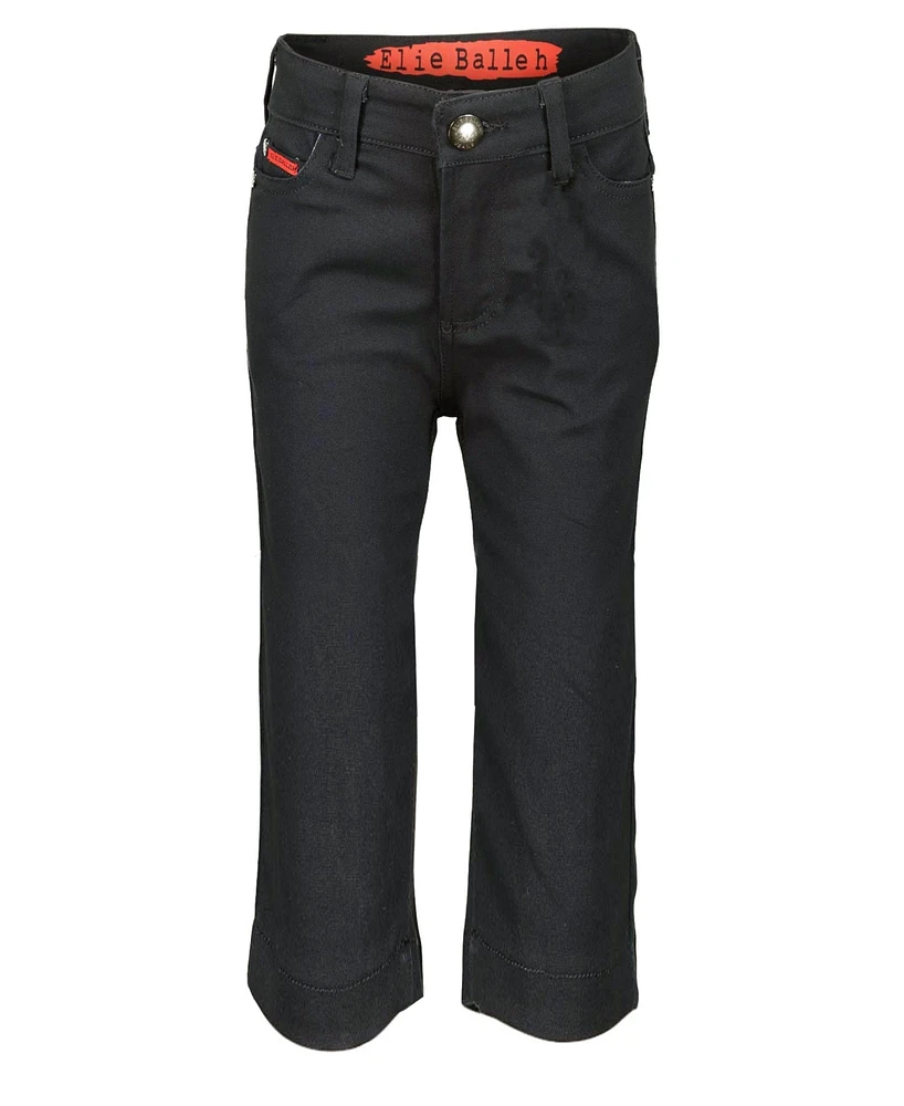 Elie Balleh Big Boys Slim Fit 5 Pocket Twill Pants