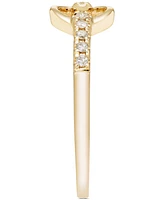 Diamond Circle Ring (1/10 ct. t.w.) in 10k Yellow Gold