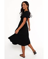 Petal and Pup Women's Ronnie Short Sleeve Midi Dress