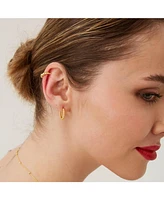 Spero London Bead Hoop Sterling Silver Earring