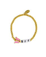 Zomi Gems Girls Bff Butterfly / Heart Bead Bracelet Set
