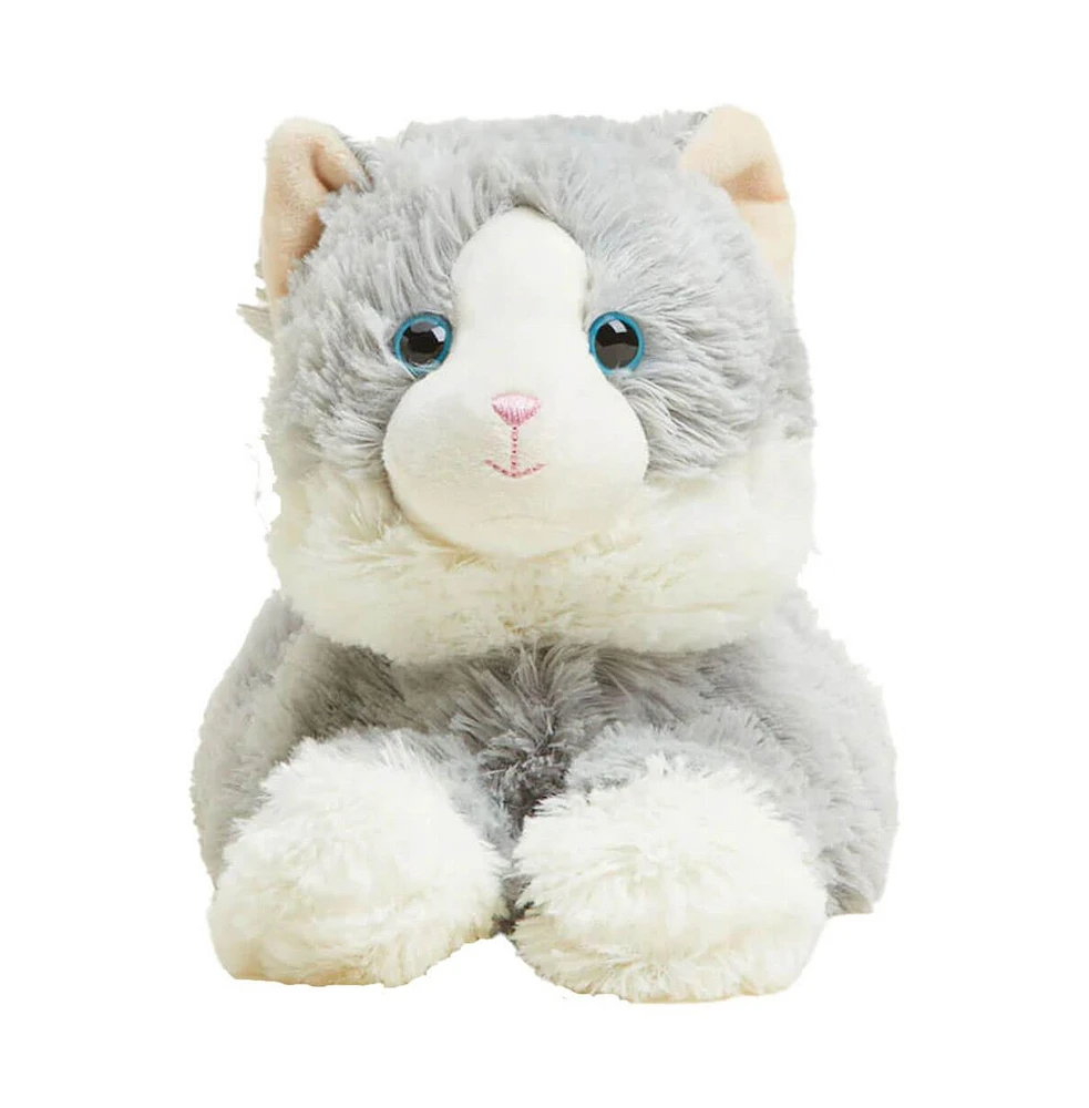 Warmies Microwavable French Lavender Scented Plush Gray Cat