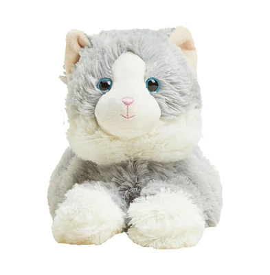 Warmies Microwavable French Lavender Scented Plush Gray Cat