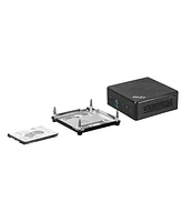 Msi Cubi 5 12M-086BUS Barebone Mini Desktop Computer, Intel Core i3-1215U 1.2GHz, Ram, Storage and Os Not Included, Black