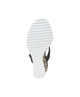 Edith | Woven Raffia High Wedge Sport Sandals