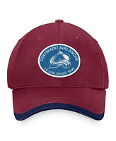 Fanatics Men's Burgundy Colorado Avalanche Fundamental Adjustable Hat