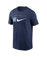 Nike Men's Navy Toronto Blue Jays Team Swoosh Lockup T-Shirt