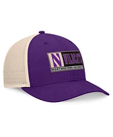 Top of the World Men's Purple/Natural Northwestern Wildcats Bennett Trucker Adjustable Hat