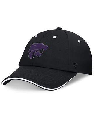 Top of the World Men's Black Kansas State Wildcats Release Adjustable Hat