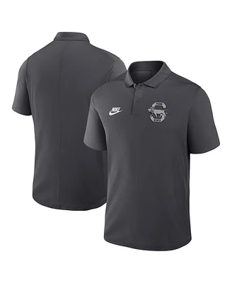 Nike Men's Anthracite Penn State Nittany Lions Primetime Victory Legacy Vault Logo Performance Polo Shirt