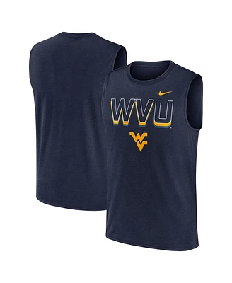 Nike Men's Navy West Virginia Mountaineers Primetime Tricode Legend Performance Tank Top