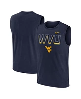 Nike Men's Navy West Virginia Mountaineers Primetime Tricode Legend Performance Tank Top