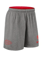 Nike Men's Red Kansas City Chiefs Sideline Reversible Performance Shorts