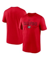 Nike Men's Red Georgia Bulldogs 2025 Sideline Legend Performance T-Shirt