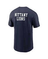 Nike Men's Navy Penn State Nittany Lions 2-Hit Stacked T-Shirt