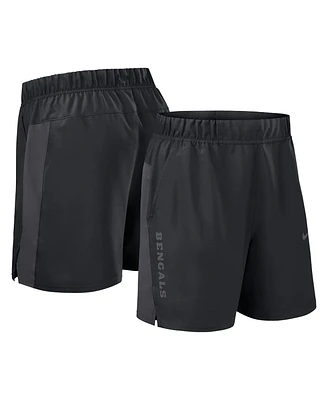 Nike Men's Black Cincinnati Bengals Woven Victory Performance Shorts