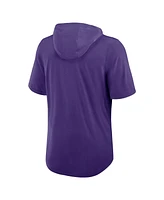 Nike Men's Purple Minnesota Vikings Lockup Tri-Blend Hoodie T-Shirt