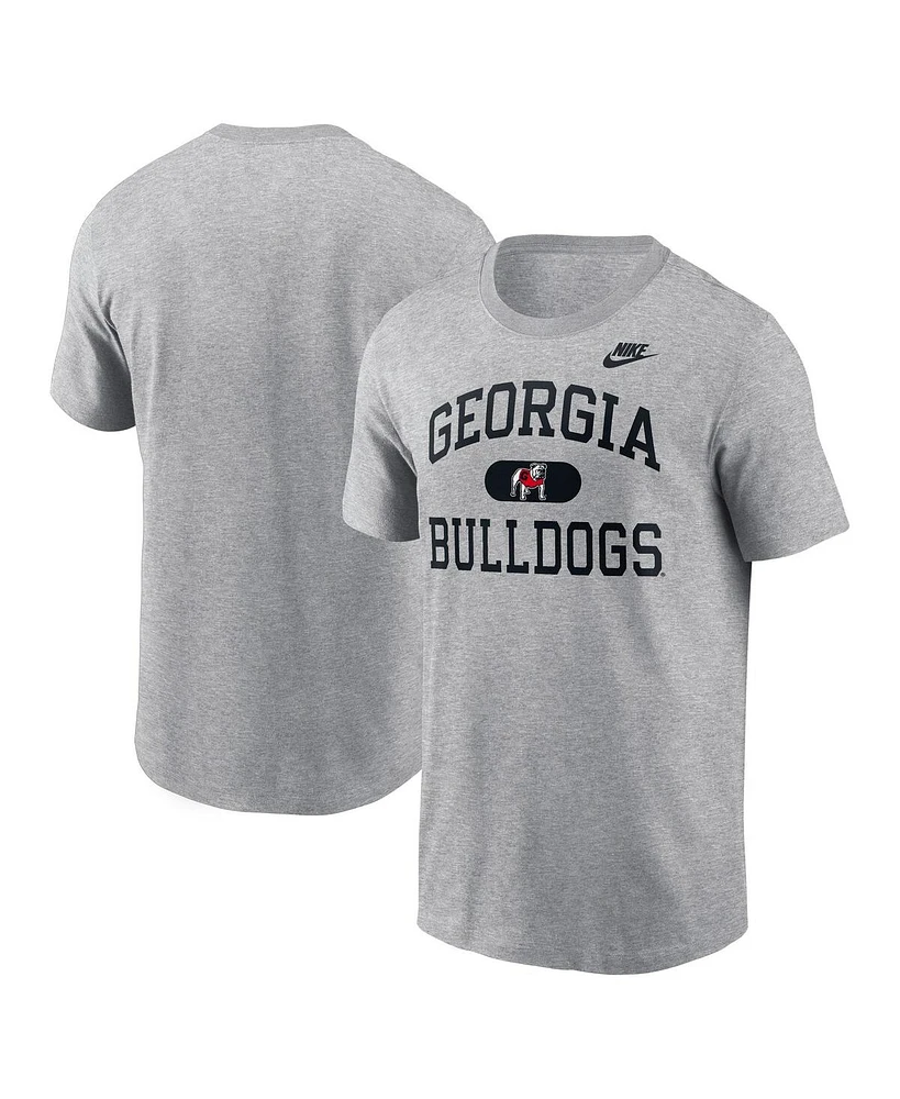 Nike Men's Heather Charcoal Georgia Bulldogs Legacy Alma Mater T-Shirt