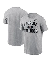 Nike Men's Heather Charcoal Georgia Bulldogs Legacy Alma Mater T-Shirt