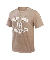 Fanatics Men's Tan New York Yankees Sun Faded T-Shirt