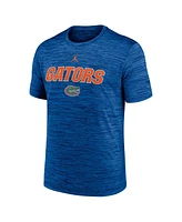 Jordan Men's Royal Florida Gators 2025 Sideline Velocity Performance T-Shirt