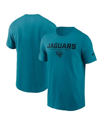 Nike Men's Teal Jacksonville Jaguars Sideline Performance T-Shirt