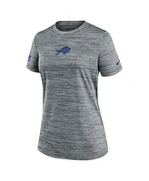 Nike Women's Heather Gray Buffalo Bills Offensive Line Velocity Performance T-Shirt