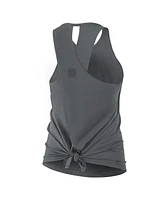 Nike Women's Gray Las Vegas Raiders Glory Crisscross Performance Tank Top