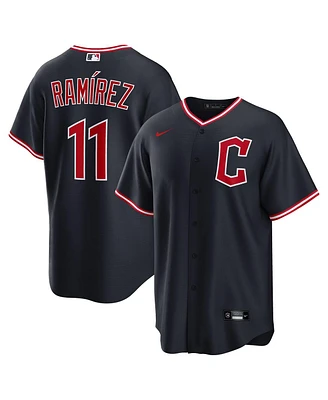 Nike Men's Jose Ramirez Navy Cleveland Guardians Alternate 2.0 Replica Jersey