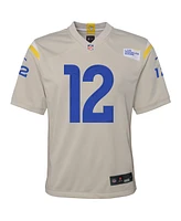 Nike Big Boys and Girls Puka Nacua Bone Los Angeles Rams Game Player Jersey