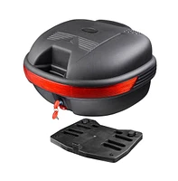 Ahr 30L Motorcycle Tour Tail Box Scooter Trunk Luggage Top Lock Storage Carrier Case