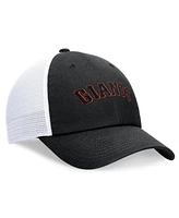 Nike Men's Black San Francisco Giants Wordmark Adjustable Trucker Hat
