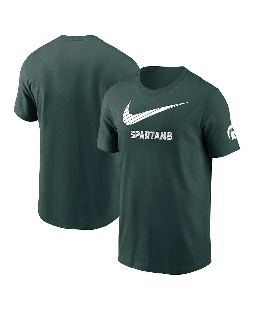 Nike Men's Green Michigan State Spartans Campus Mascot T-Shirt