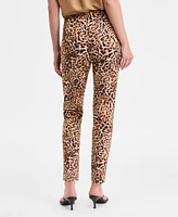 I.n.c. International Concepts Women's Cheetah-Print Skinny Pants, Exclusively at Macy's