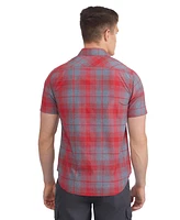Ecko Unltd Men's Marled Work Short Sleeve Woven Shirt