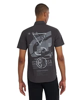 Ecko Unltd Men's Stamp Short Sleeve Woven Shirt
