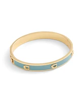 Coach Signature C Enamel Bangle Bracelet