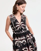I.n.c. International Concepts Women's Printed Button-Up Maxi Dress, Exclusively at Macy's