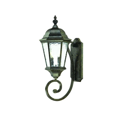 Two-Light Lantern Carousel Wall Light – Stylish Outdoor Wall Fixture
